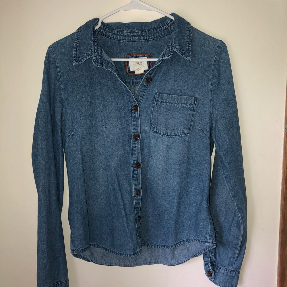 Denim Button Down